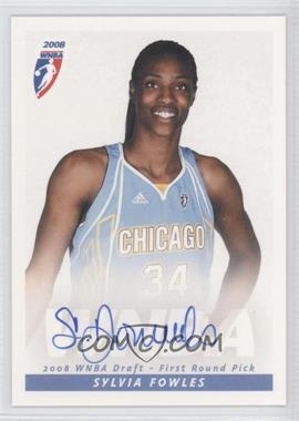 2008 Rittenhouse WNBA - Autographs #_SYFO - First Round Pick - Sylvia Fowles