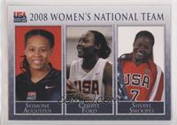 Seimone Augustus, Cheryl Ford, Sheryl Swoopes #/667