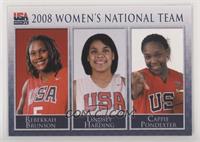 Rebekkah Brunson, Lindsey Harding, Cappie Pondexter #/667