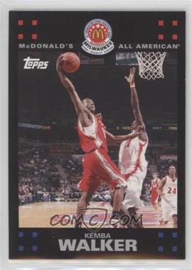 2008 Topps McDonald's All-American Game - [Base] - Action #KW - Kemba Walker