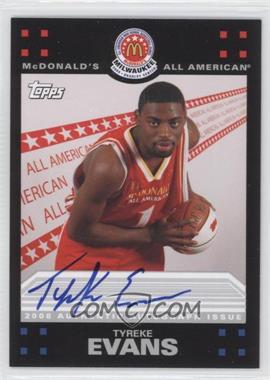 2008 Topps McDonald's All-American Game - [Base] - Autographs #TE - Tyreke Evans