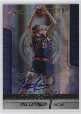 2009-10 Absolute Memorabilia - [Base] - Gold Spectrum Signatures #110 - Bill Laimbeer /99