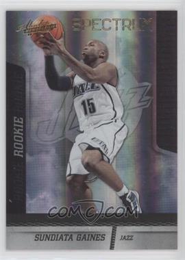 2009-10 Absolute Memorabilia - [Base] - Gold Spectrum #134 - Sundiata Gaines /100