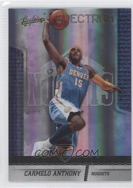 2009-10 Absolute Memorabilia - [Base] - Gold Spectrum #25 - Carmelo Anthony /100