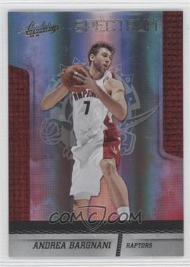 2009-10 Absolute Memorabilia - [Base] - Gold Spectrum #51 - Andrea Bargnani /100