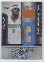 Rookie Premiere Materials - Ty Lawson #/25
