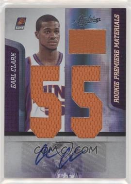 2009-10 Absolute Memorabilia - [Base] - Jumbo Jersey Number Signatures With Basketball #168 - Rookie Premiere Materials - Earl Clark /25