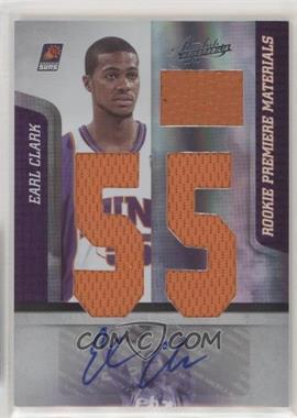 2009-10 Absolute Memorabilia - [Base] - Jumbo Jersey Number Signatures With Basketball #168 - Rookie Premiere Materials - Earl Clark /25