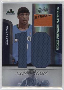 2009-10 Absolute Memorabilia - [Base] - Jumbo Jersey Number With Basketball #143 - Rookie Premiere Materials - Jonny Flynn /25