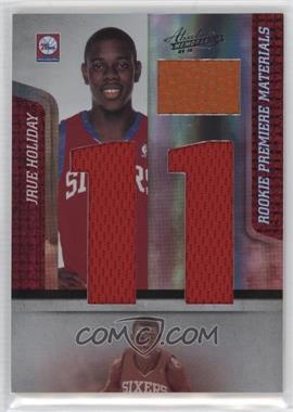 2009-10 Absolute Memorabilia - [Base] - Jumbo Jersey Number With Basketball #157 - Rookie Premiere Materials - Jrue Holiday /25