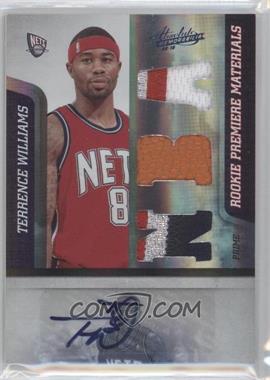 2009-10 Absolute Memorabilia - [Base] - NBA Spectrum Prime Signatures #153 - Rookie Premiere Materials - Terrence Williams /5