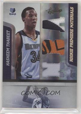 2009-10 Absolute Memorabilia - [Base] - NBA Spectrum Prime #171 - Rookie Premiere Materials - Hasheem Thabeet /10