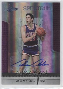 2009-10 Absolute Memorabilia - [Base] - Platinum Spectrum Signatures #105 - Alvan Adams /25