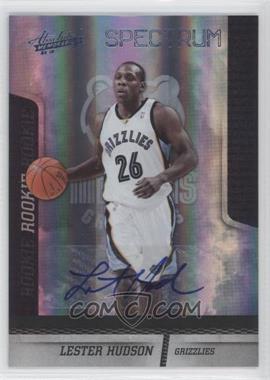 2009-10 Absolute Memorabilia - [Base] - Platinum Spectrum Signatures #139 - Lester Hudson /25