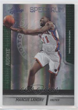 2009-10 Absolute Memorabilia - [Base] - Platinum Spectrum #138 - Marcus Landry /25 [EX to NM]