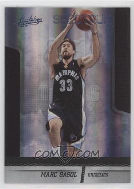 2009-10 Absolute Memorabilia - [Base] - Platinum Spectrum #16 - Marc Gasol /25