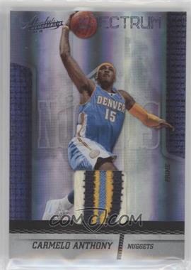 2009-10 Absolute Memorabilia - [Base] - Spectrum Materials Prime #25 - Carmelo Anthony /25