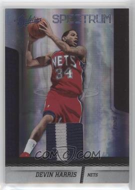 2009-10 Absolute Memorabilia - [Base] - Spectrum Materials Prime #59 - Devin Harris /25