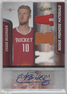 2009-10 Absolute Memorabilia - [Base] #150 - Rookie Premiere Materials - Chase Budinger /499