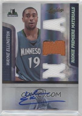 2009-10 Absolute Memorabilia - [Base] #156 - Rookie Premiere Materials - Wayne Ellington /499