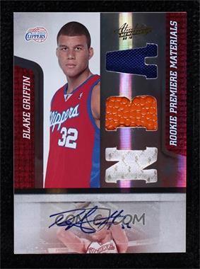 2009-10 Absolute Memorabilia - [Base] #172 - Rookie Premiere Materials - Blake Griffin /499