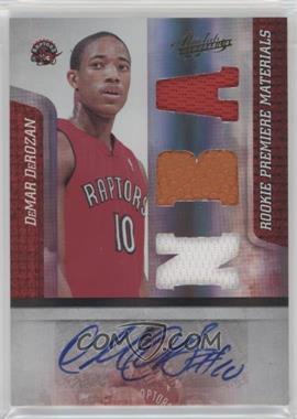 2009-10 Absolute Memorabilia - [Base] #176 - Rookie Premiere Materials - DeMar DeRozan /499