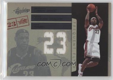 2009-10 Absolute Memorabilia - Frequent Flyer - Jersey Number Materials #6 - LeBron James /25