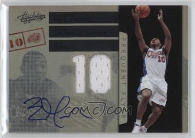 2009-10 Absolute Memorabilia - Frequent Flyer - Jersey Number Signature Materials #3 - Eric Gordon /10