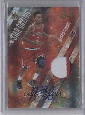 2009-10 Absolute Memorabilia - Star Gazing - Signature Prime Materials #3 - Brandon Jennings /5