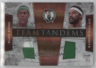 2009-10 Absolute Memorabilia - Team Tandems Materials - Prime #5 - Rajon Rondo, Rasheed Wallace /10