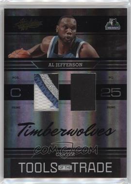 2009-10 Absolute Memorabilia - Tools of the Trade - Double Black Spectrum Prime Materials #TOTT2 - Al Jefferson /25