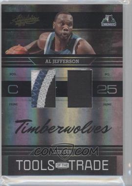 2009-10 Absolute Memorabilia - Tools of the Trade - Double Black Spectrum Prime Materials #TOTT2 - Al Jefferson /25