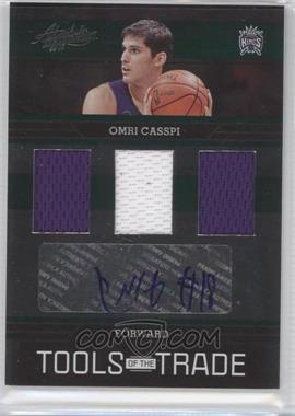 2009-10 Absolute Memorabilia - Tools of the Trade - Triple Green Signature Materials #TOTT15 - Omri Casspi /10