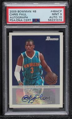 2009-10 Bowman '48 - '48 Autographs #48A-CP - Chris Paul [PSA 9 MINT]