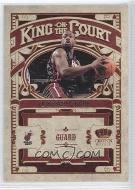 2009-10 Crown Royale - King of the Court #6 - Dwyane Wade