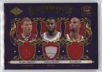 Blake Griffin, DeJuan Blair, Taj Gibson #/499