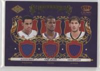 Austin Daye, Earl Clark, Omri Casspi #/499