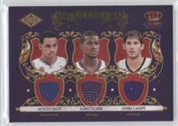 Austin Daye, Earl Clark, Omri Casspi #/499