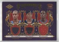 Eric Maynor, Jeff Teague, Jrue Holiday #/499