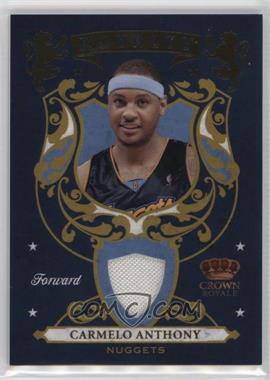 2009-10 Crown Royale - Royalty - Materials #4 - Carmelo Anthony /499