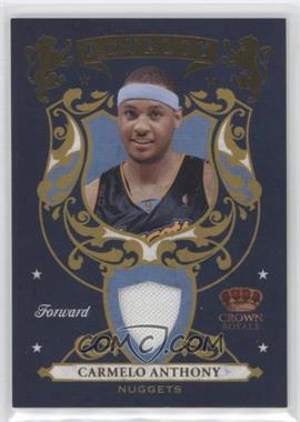2009-10 Crown Royale - Royalty - Materials #4 - Carmelo Anthony /499