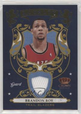 2009-10 Crown Royale - Royalty - Materials #9 - Brandon Roy /499