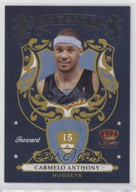 2009-10 Crown Royale - Royalty #4 - Carmelo Anthony [EX to NM]