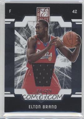 2009-10 Donruss Elite - [Base] - Jerseys #89 - Elton Brand /99