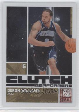 2009-10 Donruss Elite - Clutch Performers - Gold #8 - Deron Williams /100