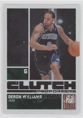 2009-10 Donruss Elite - Clutch Performers - Green #8 - Deron Williams