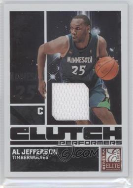 2009-10 Donruss Elite - Clutch Performers - Jersey #17 - Al Jefferson /299