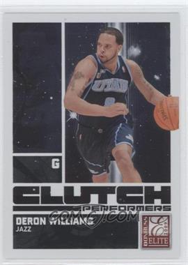 2009-10 Donruss Elite - Clutch Performers #8 - Deron Williams