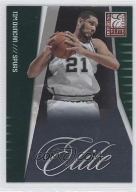 2009-10 Donruss Elite - Elite Series - Green #27 - Tim Duncan