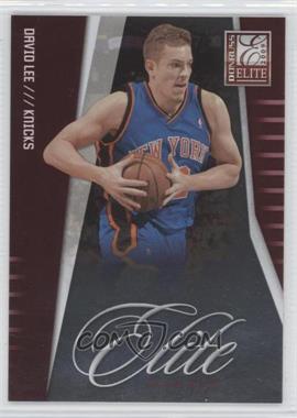 2009-10 Donruss Elite - Elite Series - Red #20 - David Lee /249